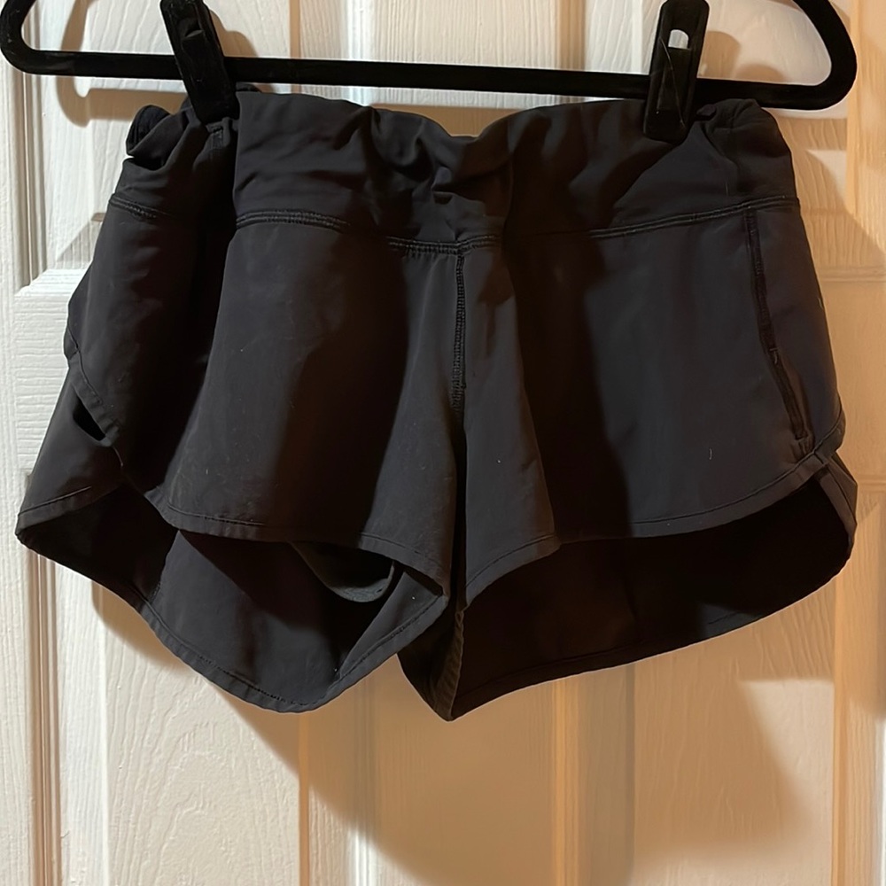 Lululemon speed up short, low rise, lined